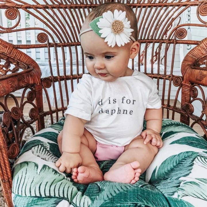 Ivory and Nude Felt Flower Headband for wholesale by Roses and Polkadots Boutique