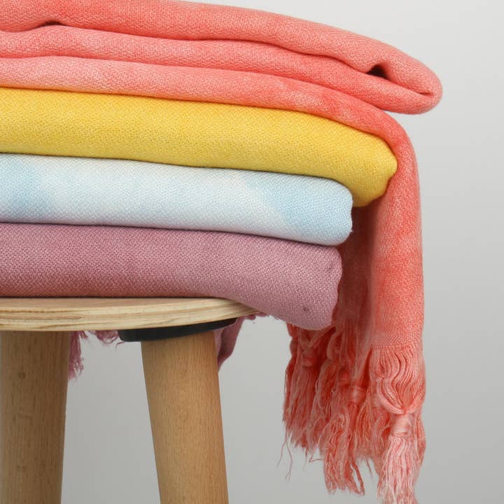 HERLOOM TOWELS - Wholesale Beach towel - Tie-Dye Inspired Turkish Towels in Assorted Pastels20