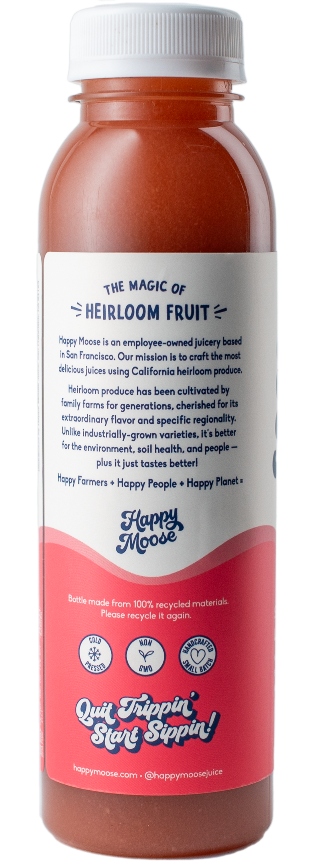 Happy Moose Juice - Wholesale Fruit Juice - NEW - Strawberry Yuzu Lemonade - Organic Cold-Press Juice6