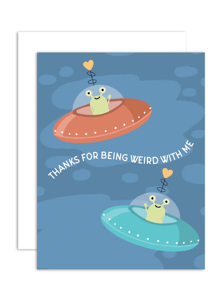 Weird Together - Venskab lykønskningskort for engroshandel hos peach & paperie