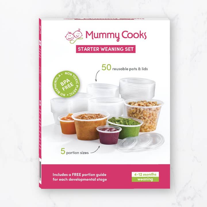 Kit Inicial para Desmame de 4 a 12 Meses por atacado de Mummy Cooks