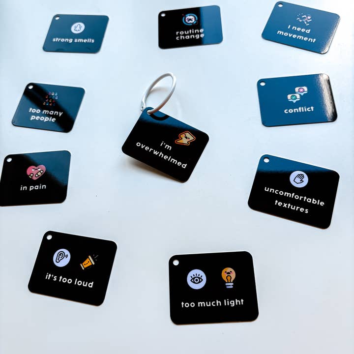 Craftly Ltd - Wholesale Keychain – Unisex - Sensory Triggers Keyring1