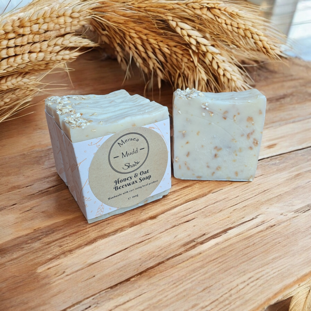 Mersea Mudd Shack Ltd – wholesale Bar Soap – Honey & Oat Beeswax Soap Bar 100g3