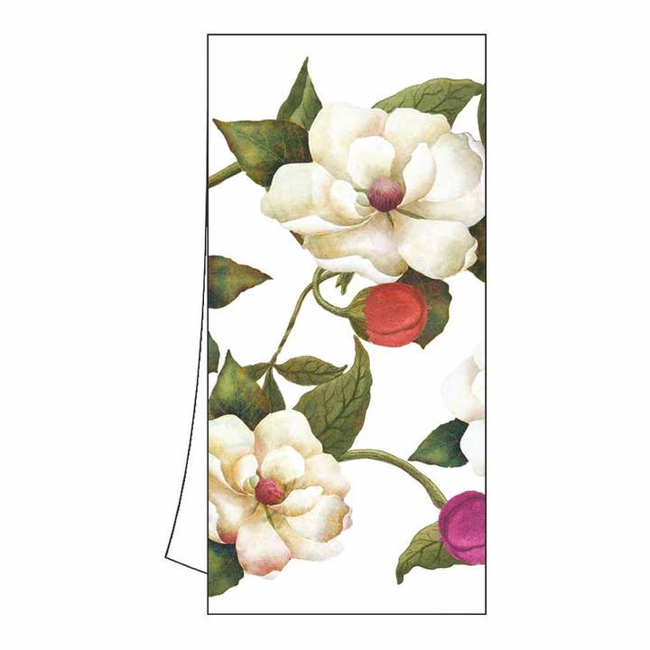 KITCHEN TOWEL - SOUTHERN MAGNOLIAS for wholesale by Paperproducts Design • Ambiente