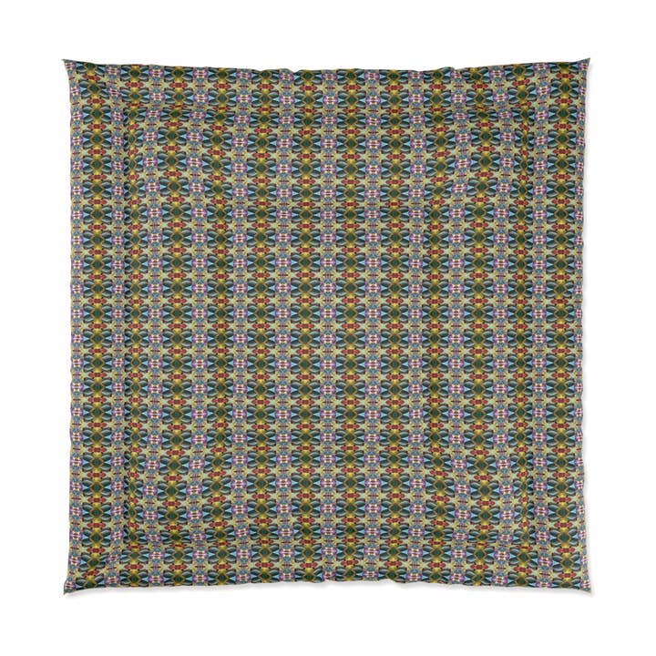 Orchid Moss Comforter for wholesale by B.Maraffi Art and Home