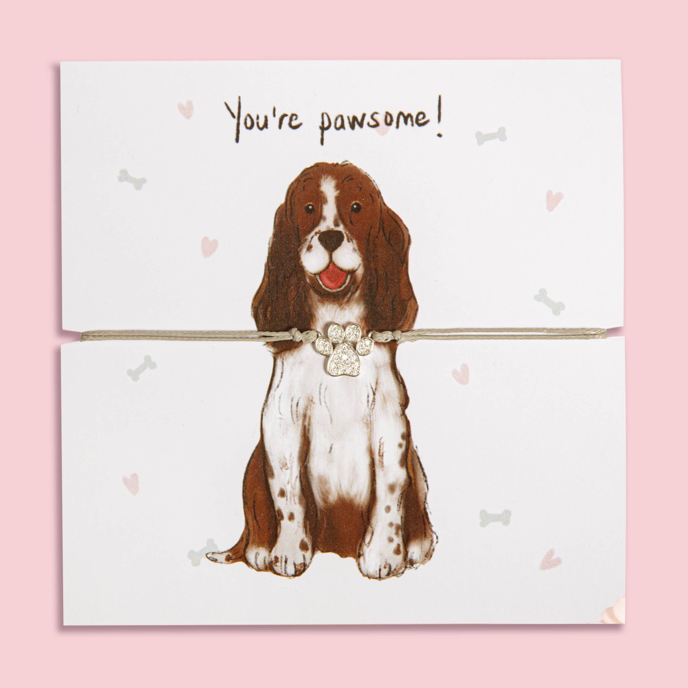 Letterbox Love Bracelets – wholesale Charm/dangle bracelet – Paws For Though Small Stand Bracelet Collection5