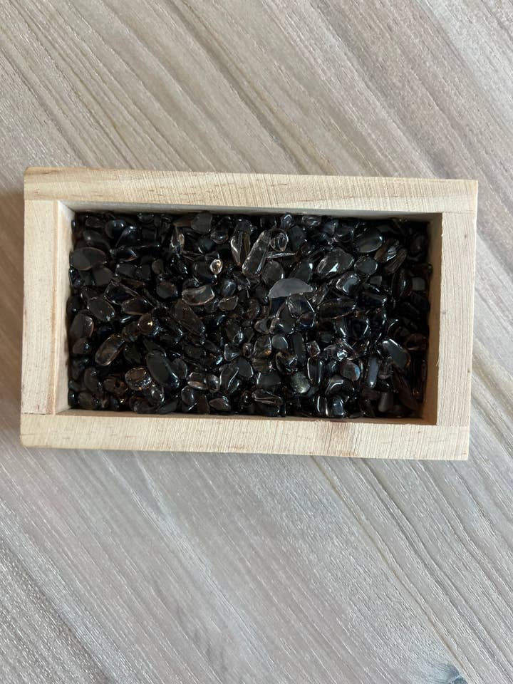 Smoky Quartz Tumbled Chips 3-7mm for wholesale by Luna Rae