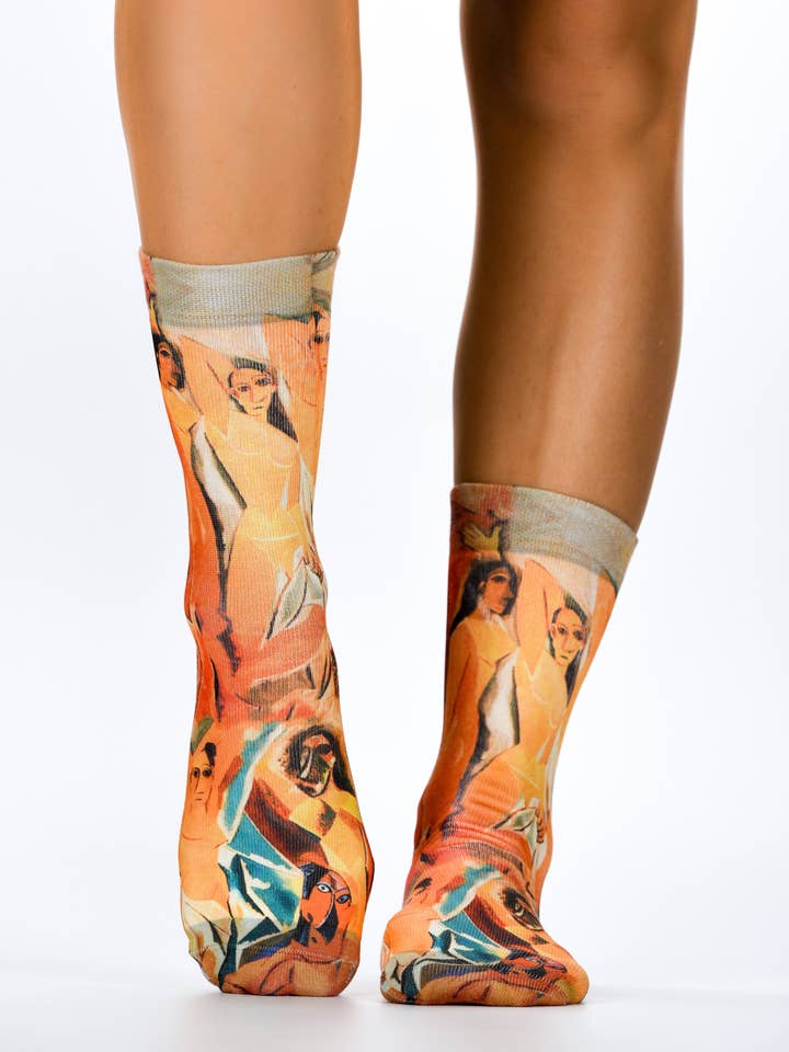 Picasso- Girl Of Avignon Lady Sock for wholesale by Wigglesteps