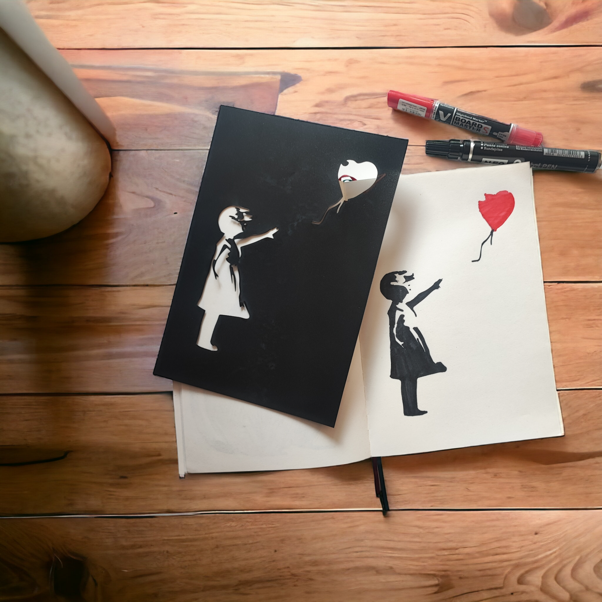 URBAN.ITY SRL - Wholesale Stencil/Craft Die - Banksy Stencil in PP - The Flower Thrower1