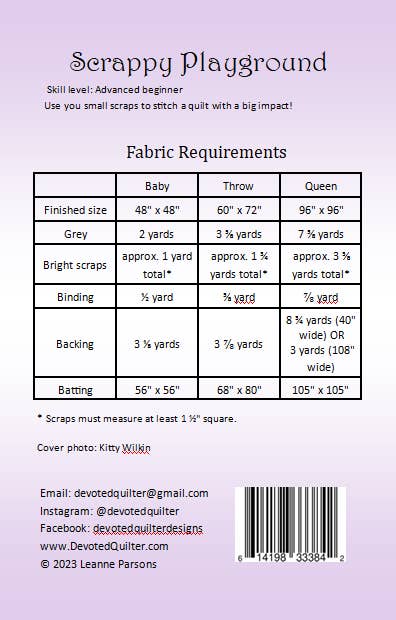 Devoted Quilter - Wholesale Quilt - Scrappy Playground quilt pattern3