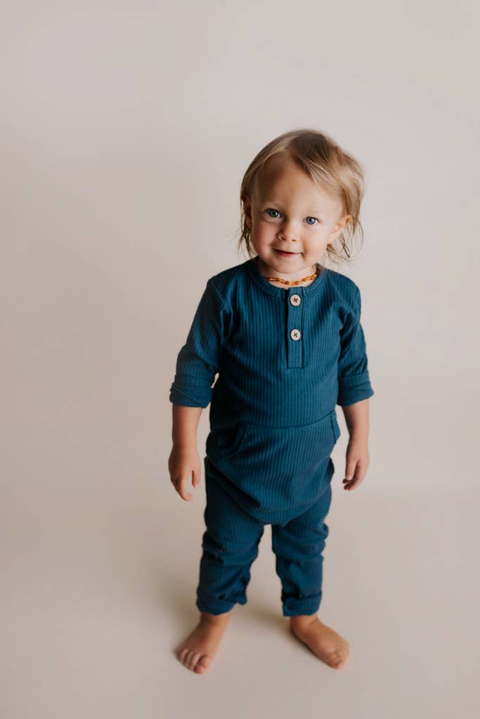 Three Little Tots - Wholesale Rompertje - Baby - Baby ribgebreide romper met zakken71