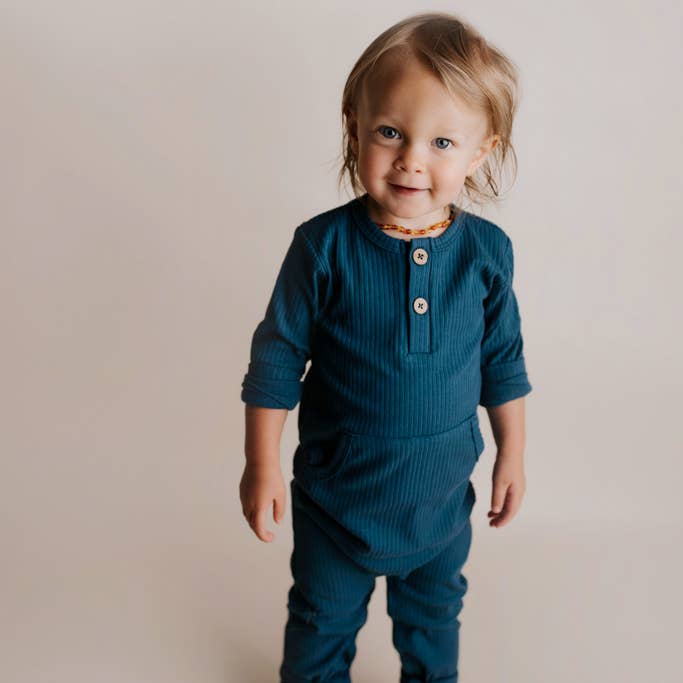 Three Little Tots - Wholesale Rompertje - Baby - Baby ribgebreide romper met zakken71