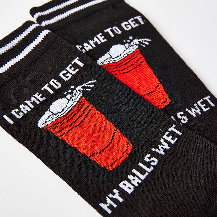 Urban Eccentric - Wholesale Socks - Unisex - CLEARANCE Unisex I Came To Get My Balls Wet Socks