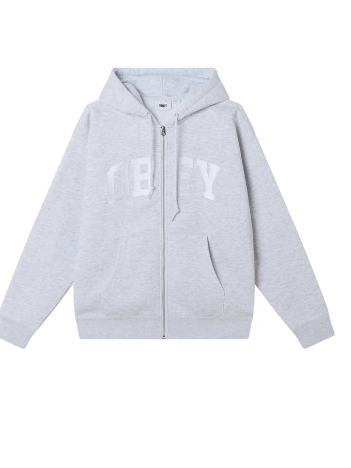 OBEY COLLEGIATE ZIP-HOOD for wholesale by OBEY Clothing