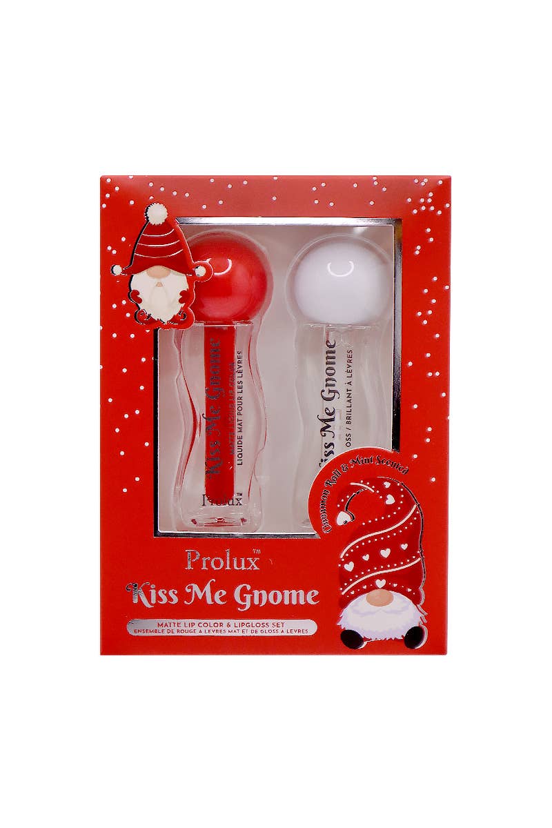 PINEAPPLE Beauty – wholesale Lip-gloss – Prolux K-304 Kiss Me Gnome Matte Color & Lip Gloss Set- 123