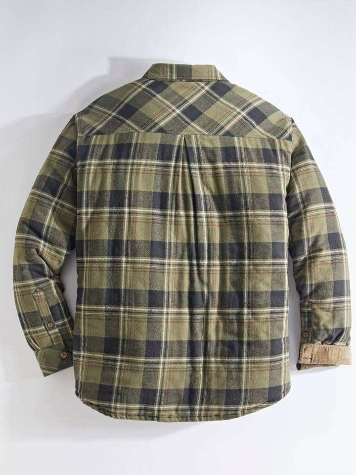 Venado - Wholesale Shirt Jacket/Shacket - Men's - Quilt Lined Brushed Flannel Shirt Jacket13