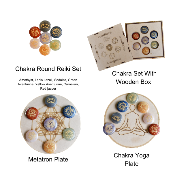 Soothing Crystals - Wholesale Spiritual Stone/Crystal -  Round Stones Set | 7 Chakra Reiki | Chakra Crystals Set5