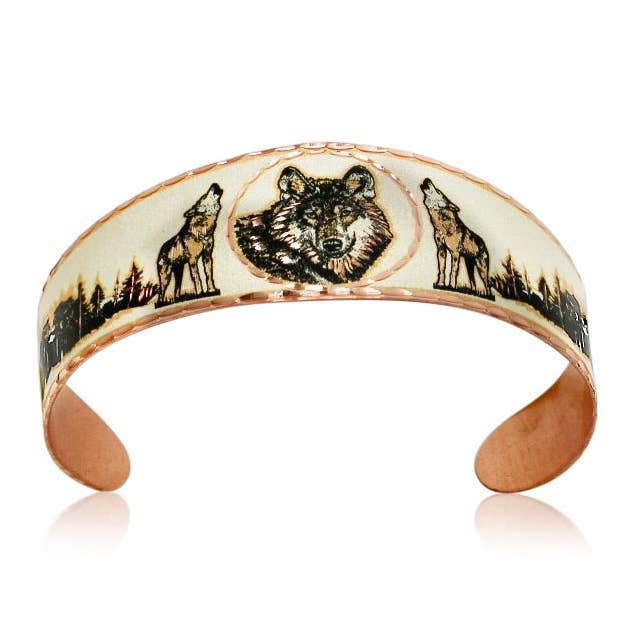 BR 25 Timber Wolf Armband för wholesale av COPPER ARTS INC.