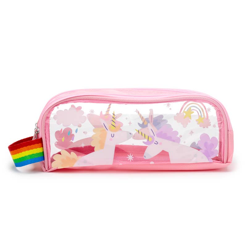 Puckator Ltd – Bolsa/estojo para lápis por atacado – Estojo Unicorn Magic Clear Janela2