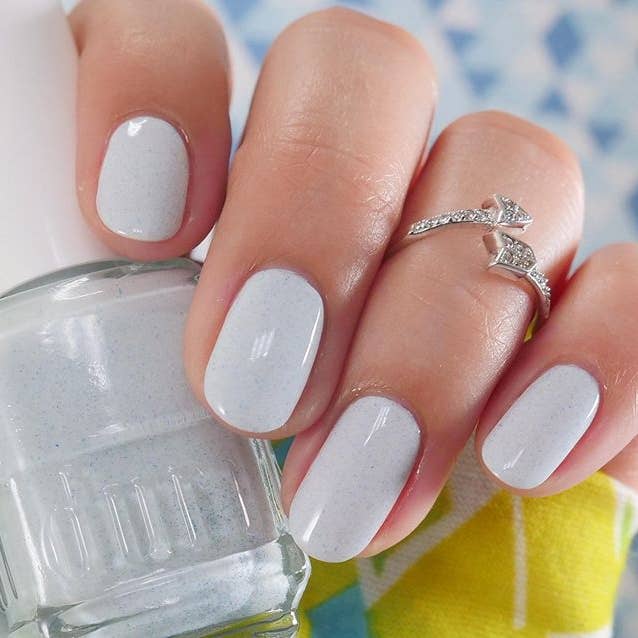 Duri Cosmetics - Wholesale Nail Polish - 771 Speck-Tacularly Me, Light Blue Speckle Nail Polish