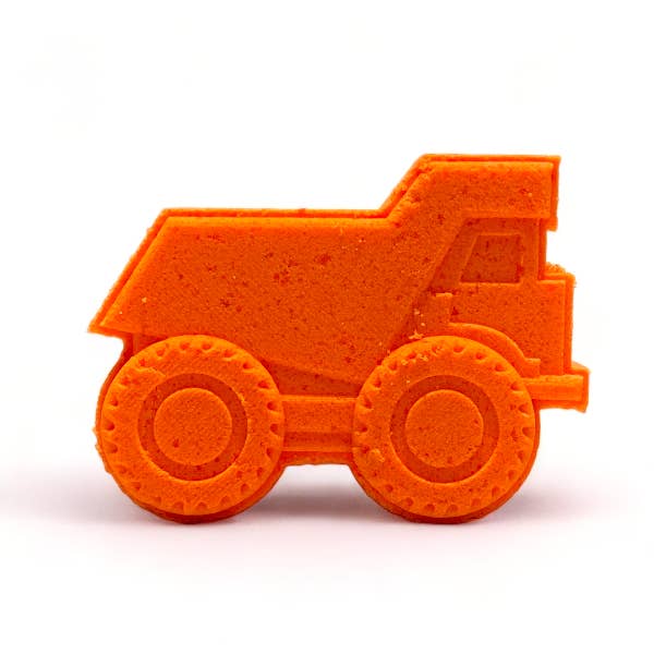 Dump Truck Bath Bomb - Orange for wholesale by Calla Lily Cosmetics
