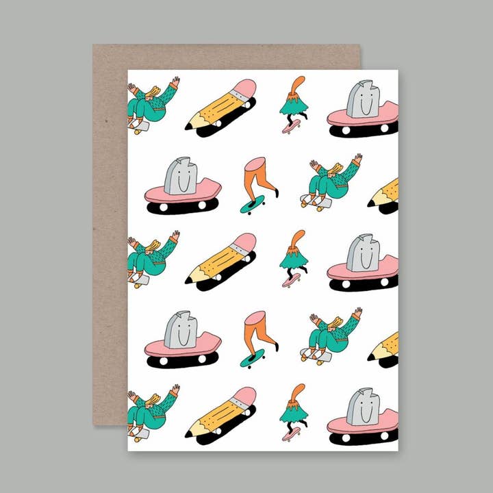 AHD Paper Co - Wholesale Everyday greeting card - Skateboard card0