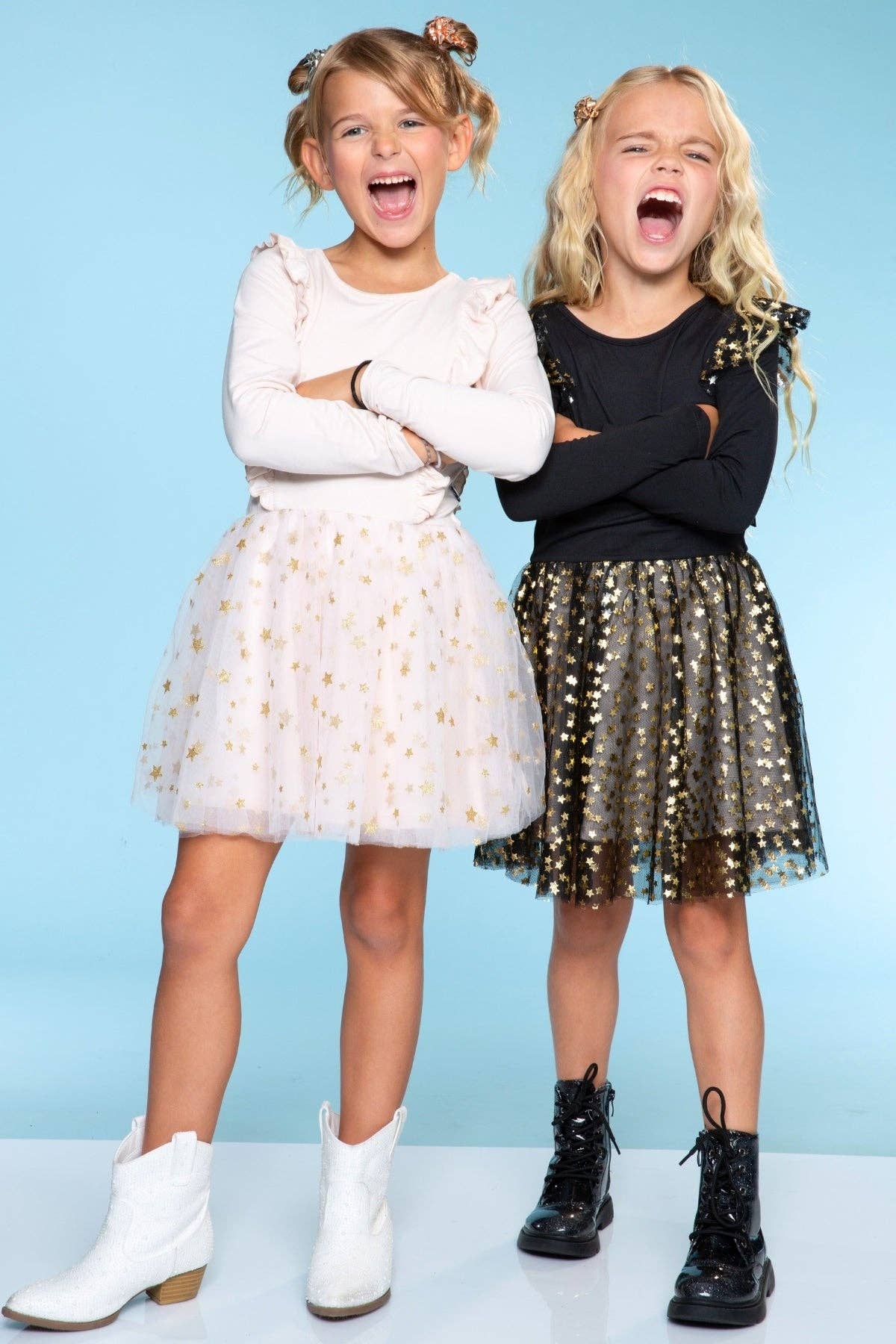 PixieLane - Wholesale Dress - Kids - Simply Soft Bow Back Be Happy Tulle Dress2