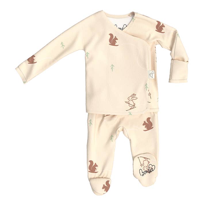 Footie - Pistes pour débutants pour la vente par Bonsie Skin to Skin Babywear