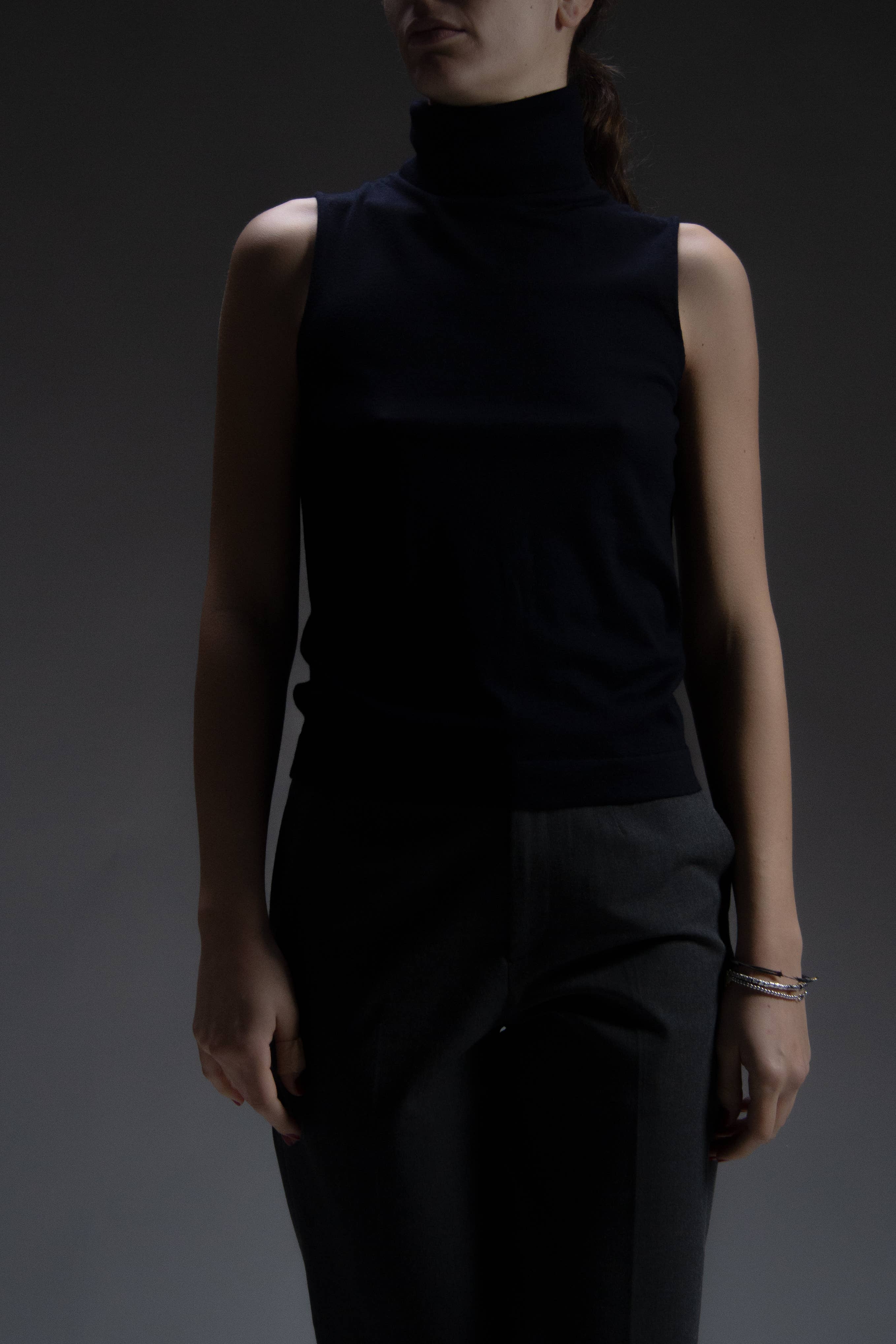 Lèmme - Wholesale Knit Sweater - Women's - Sleeveless turtleneck sweater in wool and silk16