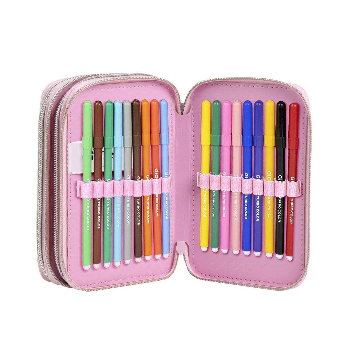 Mastoys, S.L. - Wholesale Pencil Case/Pouch - GIOTTO STITCH PENCIL CASE WITH ACCESSORIES - 27000016524