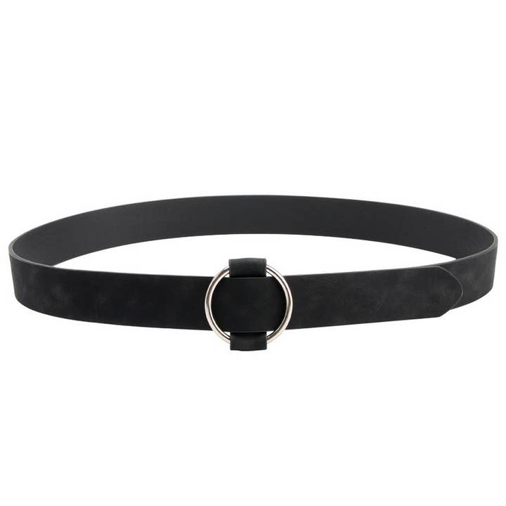 NINEXIS - Wholesale Belt - Women's - CWABE0942_ROUND BUCKLE NEEDLE-FREE FREELY ADJUSTABLE BELT11