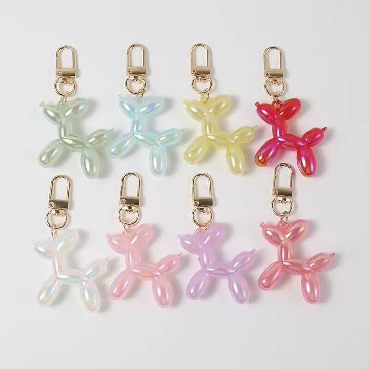 MKS America - Wholesale Keychain - Women's - Jelly Balloon Dog Keychain Bag Pendant8