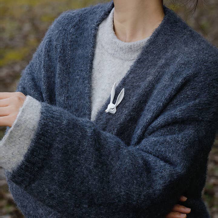 Vermilion Collection - Vente Broches - Broches en céramique YIHE "Renard blanc"7