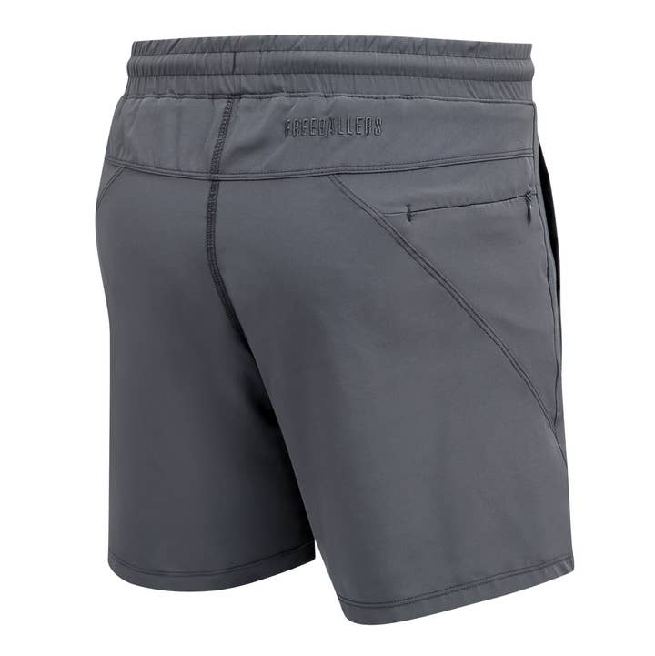 Meripex Apparel - Wholesale Athletic Shorts - Men's - Charcoal Grey Freeballers - Sport Shorts0
