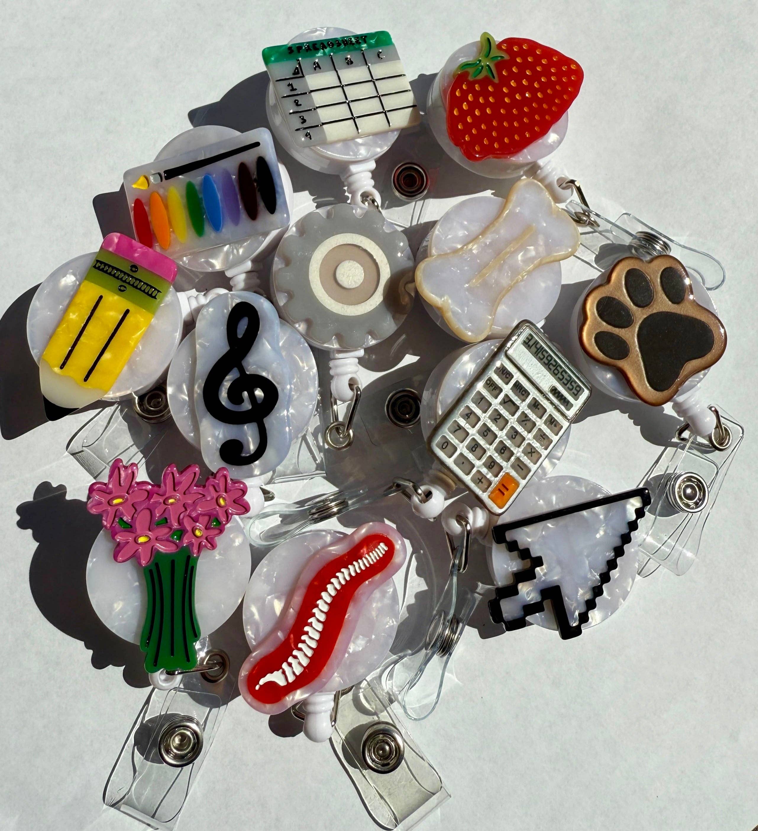 COLETTE BERNARD - Wholesale Badge Accessory - Women's - Bone Badge Reel2