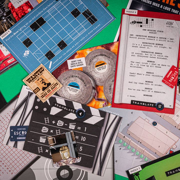 Professor Puzzle – wholesale Card game – Escape from the Movie Studio6