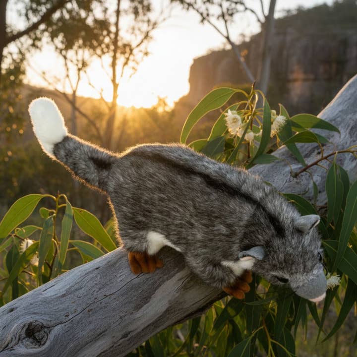 Bocchetta Plush Toys - Vendita all'ingrosso Peluche - Bambini e neonati - Cody - Possum dalla coda ad anello - 23 cm1