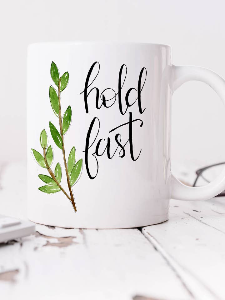 Tasse „Hold Fast“ für den Großhandel von Krafty Inc