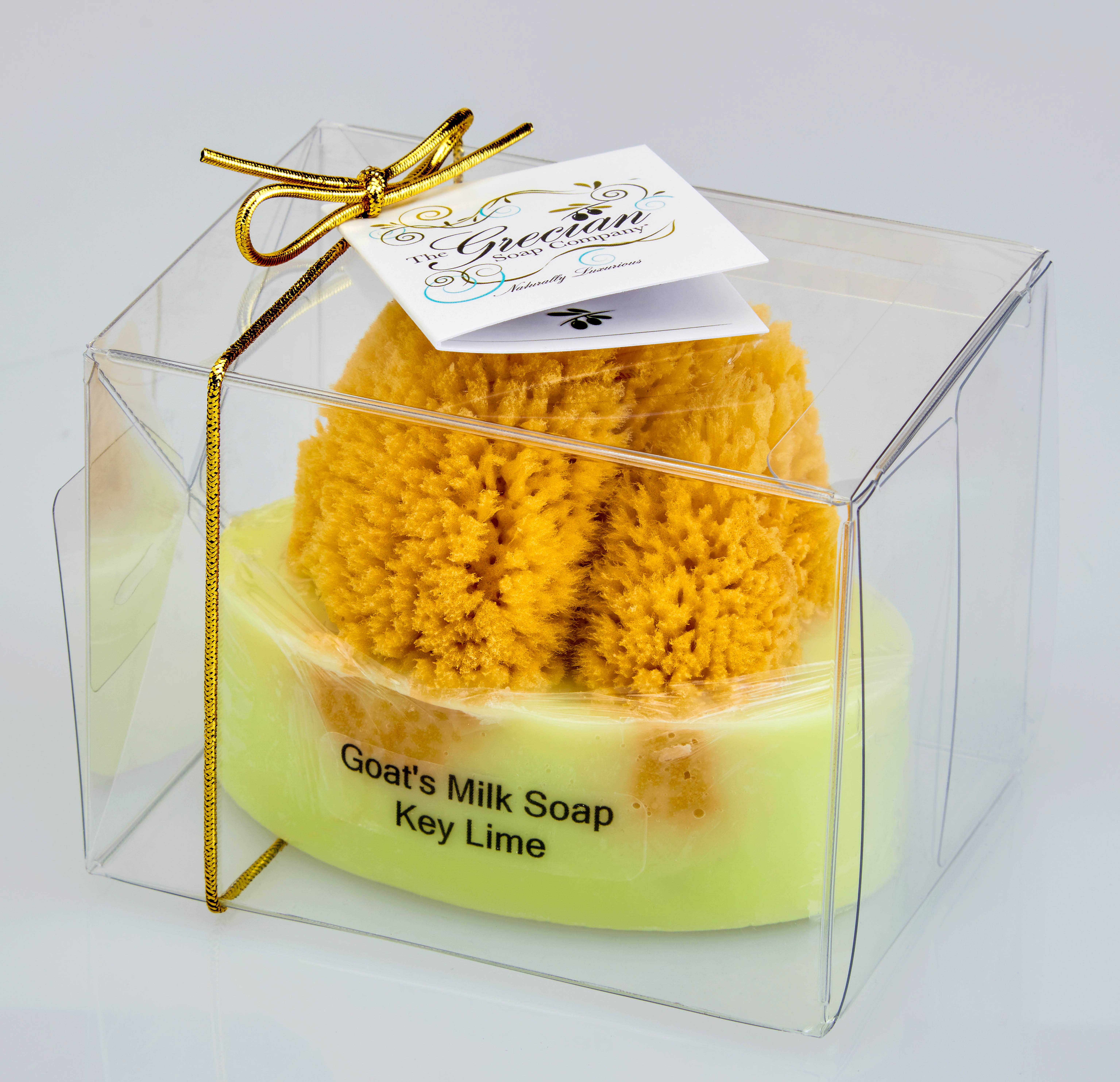 The Grecian Soap Company - Wholesale Bar Soap - Goat Milk Natural Exfoliating Soap Bar with Sea Sponge15