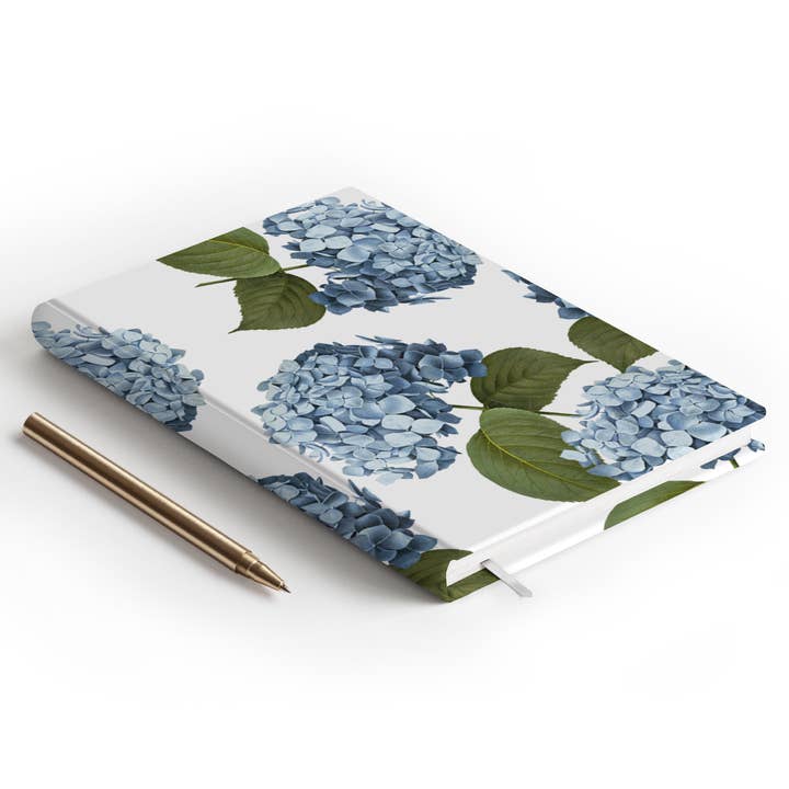 JOSIL Paperie & Gift - Wholesale Journal/Diary - Blue Hydrangea Journal1