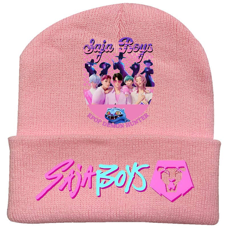 Lilyrosy（Duty free) - Wholesale Beanie - Kids - K-POP Demon Hunters Custom Knit Beanie,Adult & Kids Friendly29