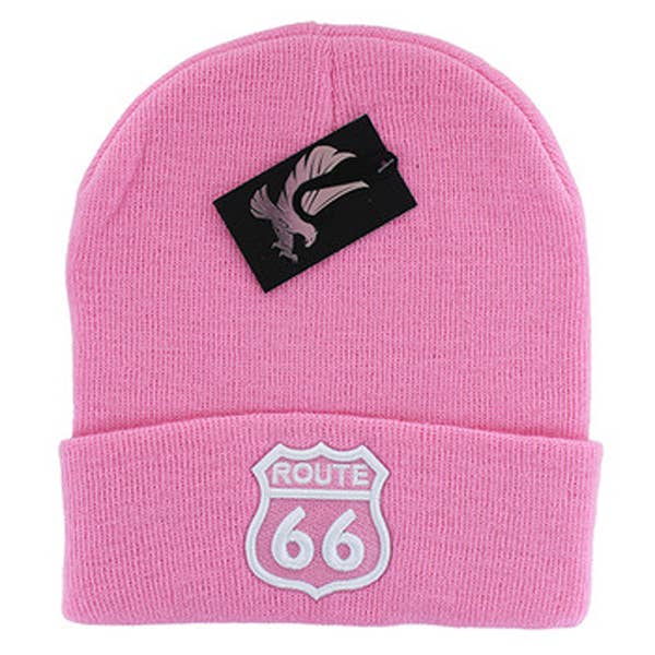 S & J Gift Inc – wholesale Mössa - Unisex – ROUTE 66 MÖSSA - EN STORLEK PASSAR DE FLESTA0