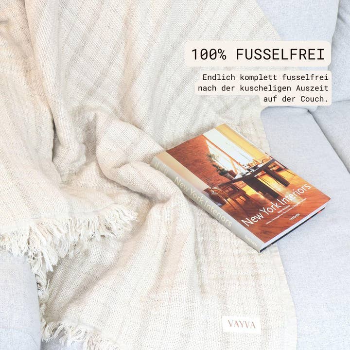 VAYVA - Wholesale Throw Blanket - Blanket | Linen and cotton throw for the living room2
