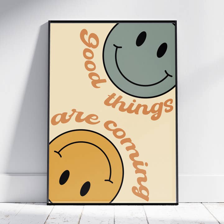 Bra saker kommer Retro konsttryck, A6, A5, A4 för wholesale av Kingtoni Cards