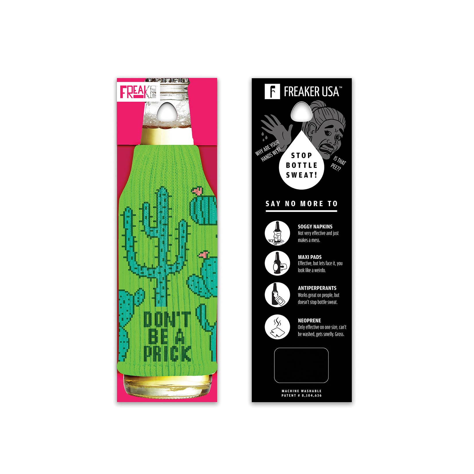 Freaker USA - Wholesale Drink Huggers & Koozies - Don't Be A Prick FREAKER | knit Beverage Koozie1