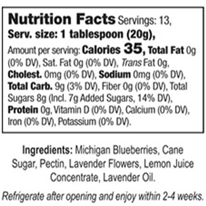 Food For Thought - Wholesale Preserves - Blueberry Lavender Preserves1