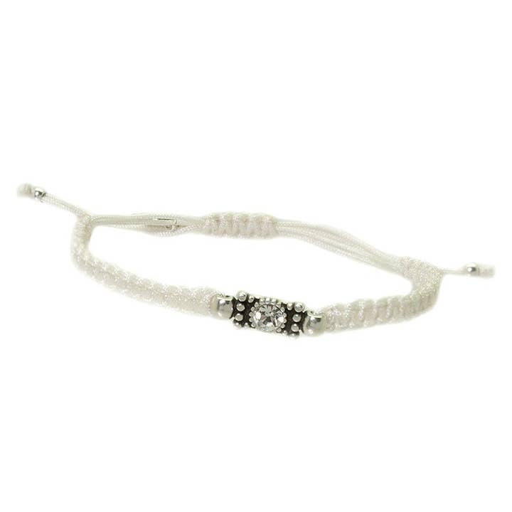 Silk Thread Armband med Swarovski Crystal för wholesale av Las Joyas de Amanda