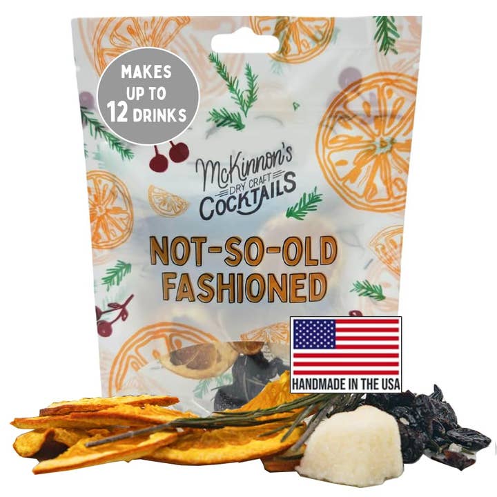 Not So Old Fashioned Cocktail Pouch for wholesale by McKinnon's Dry Craft Cocktails