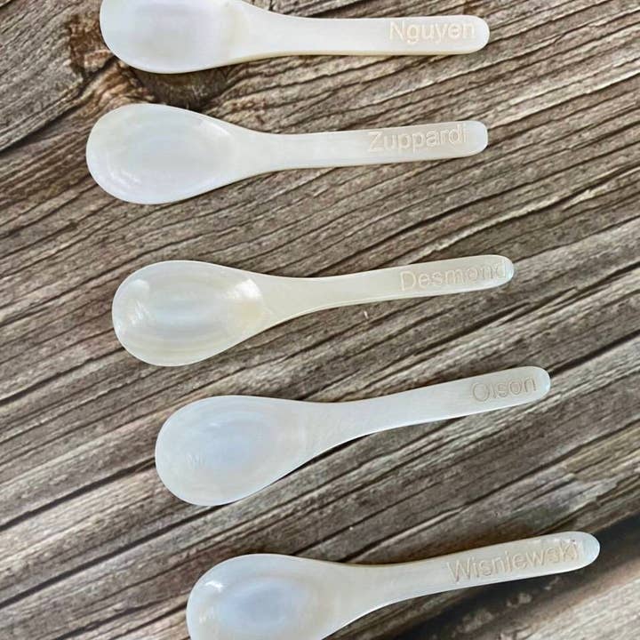 Hala Design - Vendita all'ingrosso Cucchiai (posate) - Cucchiaio da caviale in madreperla personalizzato