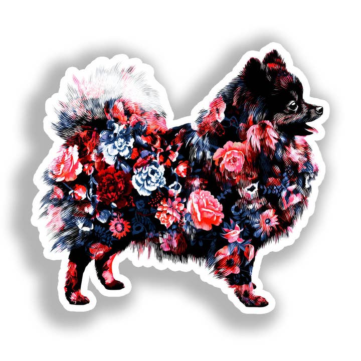 Pomeranian Dog Decal Sticker # A017276 for wholesale by Yoonek Graphics